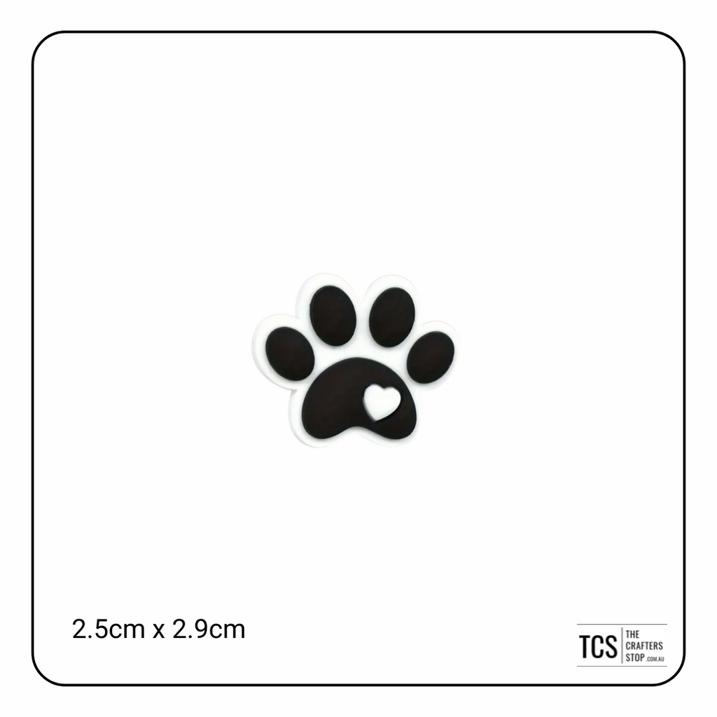 Paw Print Focal Beads