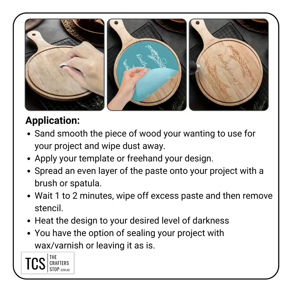 Wood Burning Paste 50g