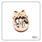 Decorative Wooden Christmas Bauble Blank