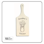 Blank Craft Wooden Paddle Shaped Board