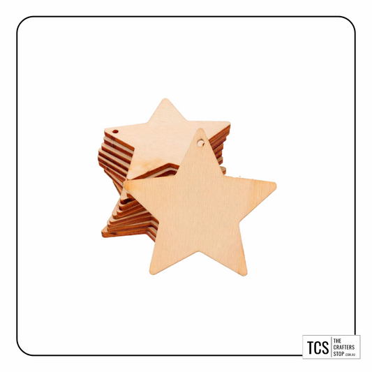 Decorative Wooden Star Blank