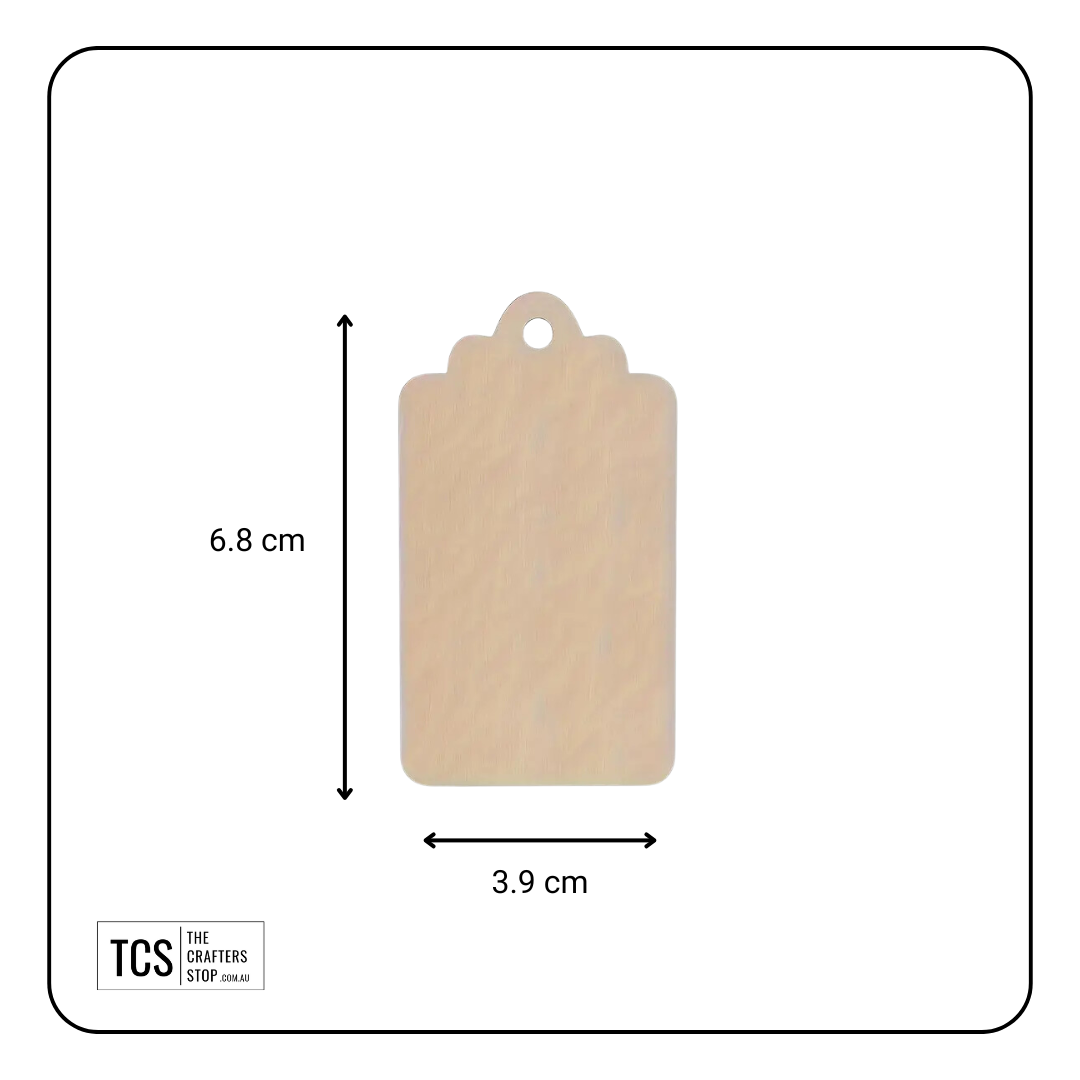 Decorative Wooden Blank Tags