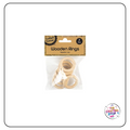 Wooden Craft Rings - 2 Sizes