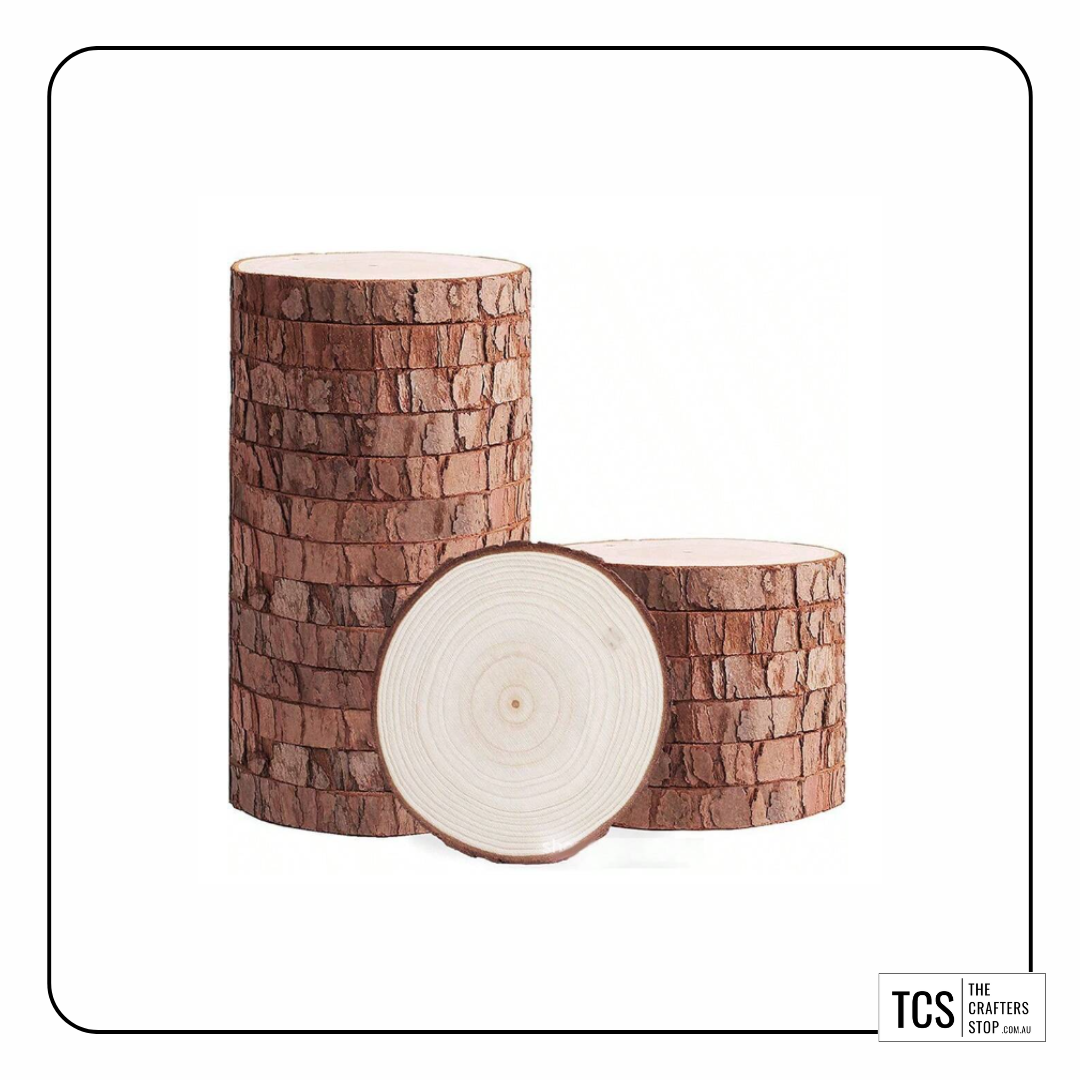 Round Wooden Log Slice 7-8cm