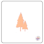 Christmas Wooden Shapes - Double Tree