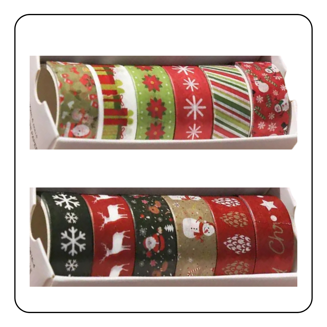 Decorative Christmas Washi Tape (2 Pack)