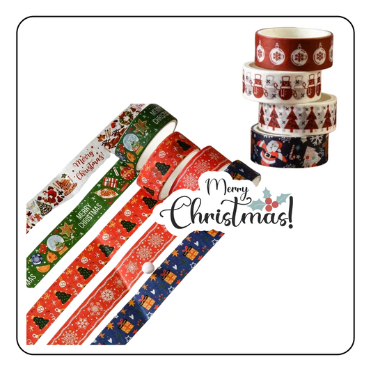 Decorative Christmas Washi Tape (2 Pack)