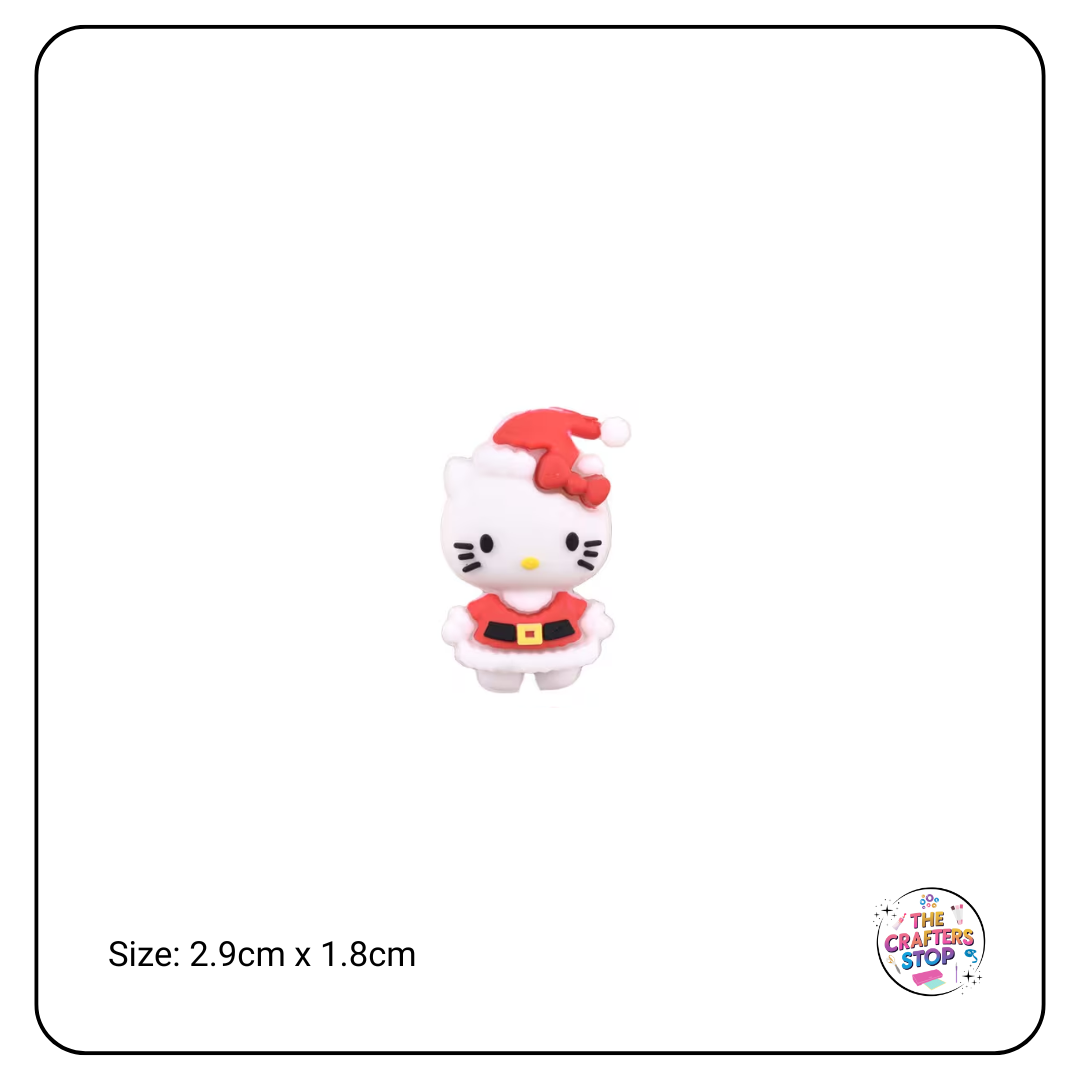 Christmas Hello Kitty Focal Beads