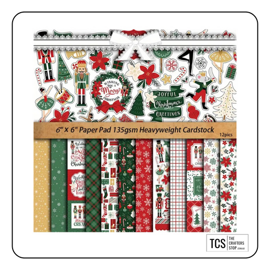 Christmas Nutcracker Design Paper Pad