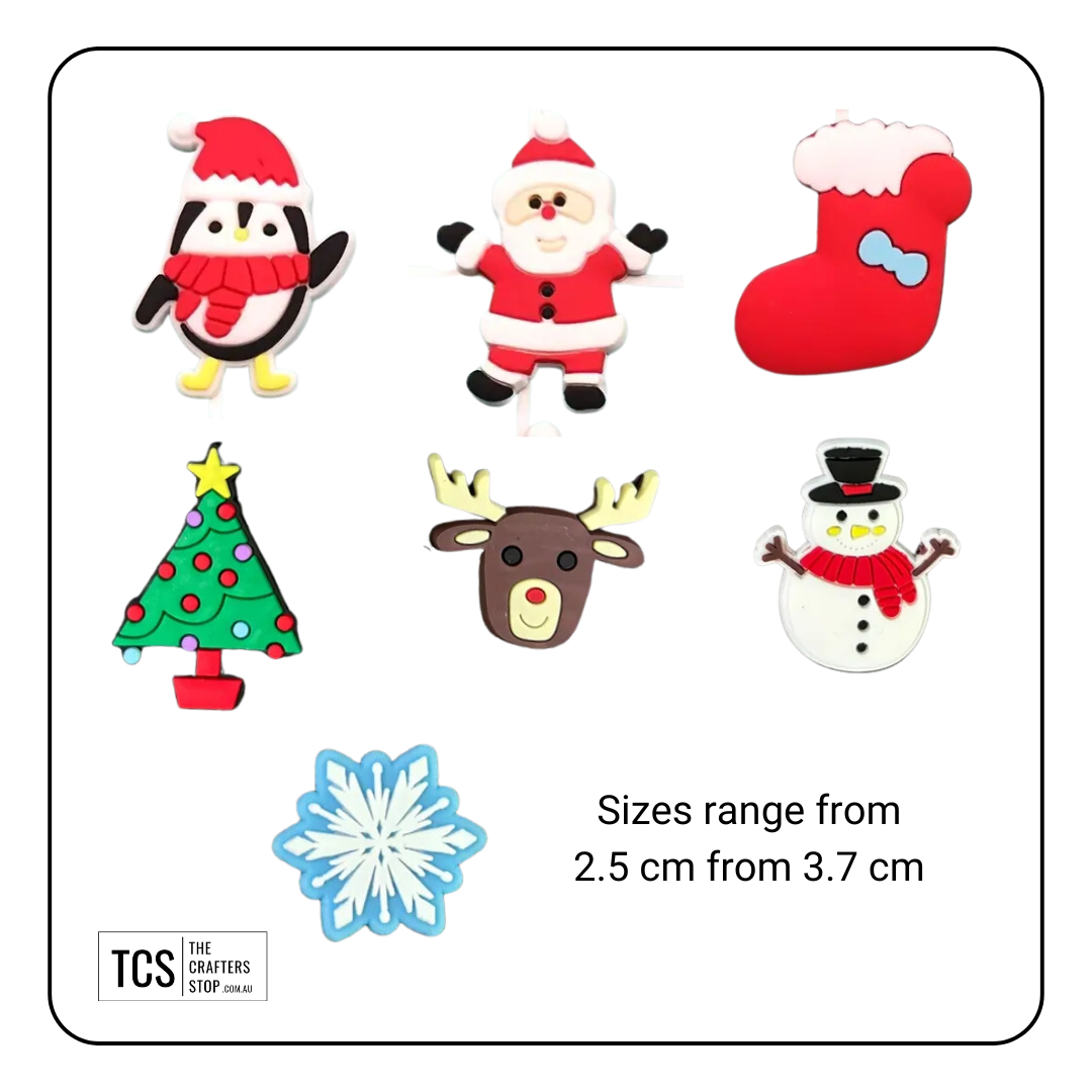 Festive PVC Christmas Embellishments