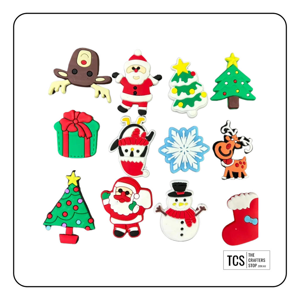 Festive PVC Christmas Embellishments