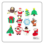 Festive PVC Christmas Embellishments