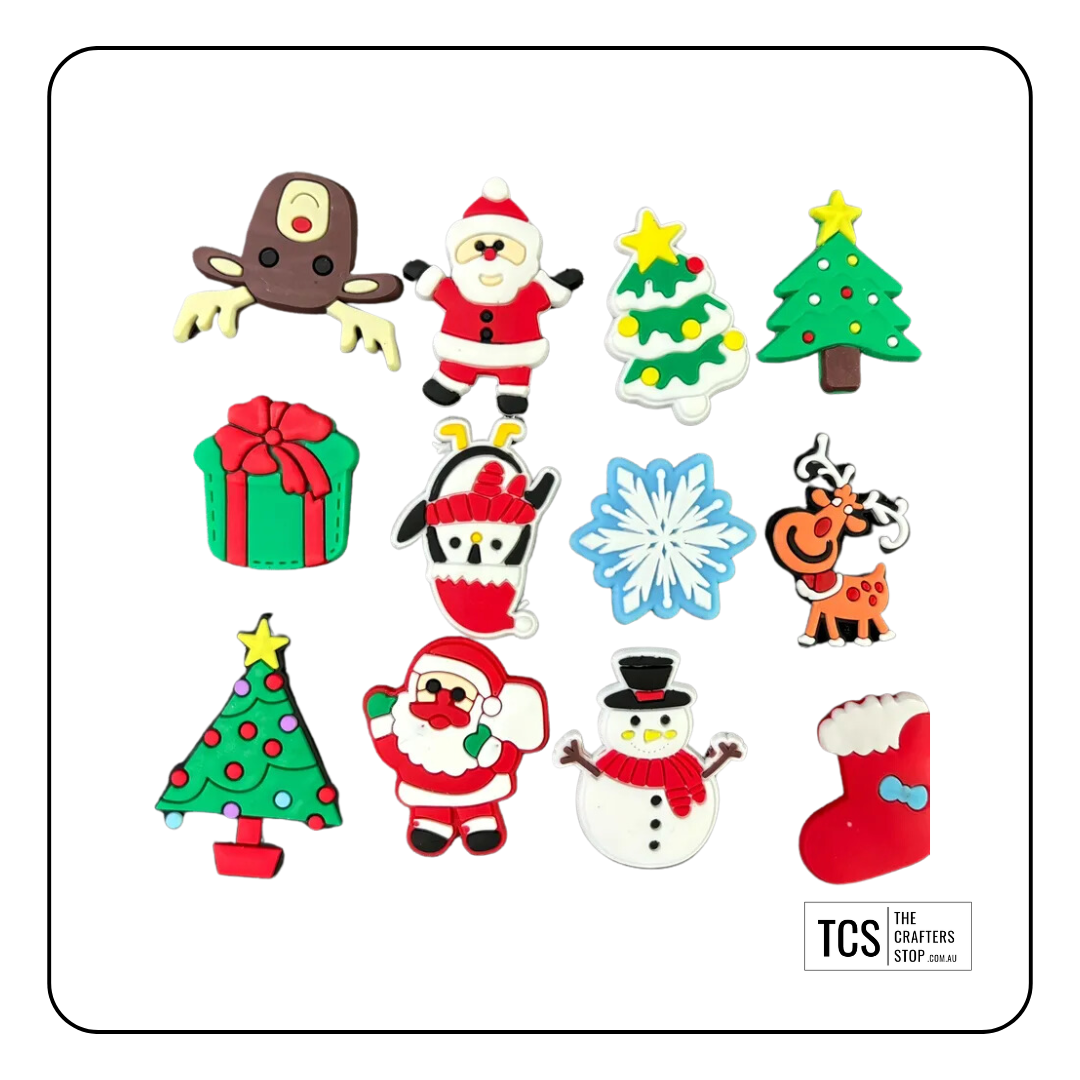 Festive PVC Christmas Embellishments