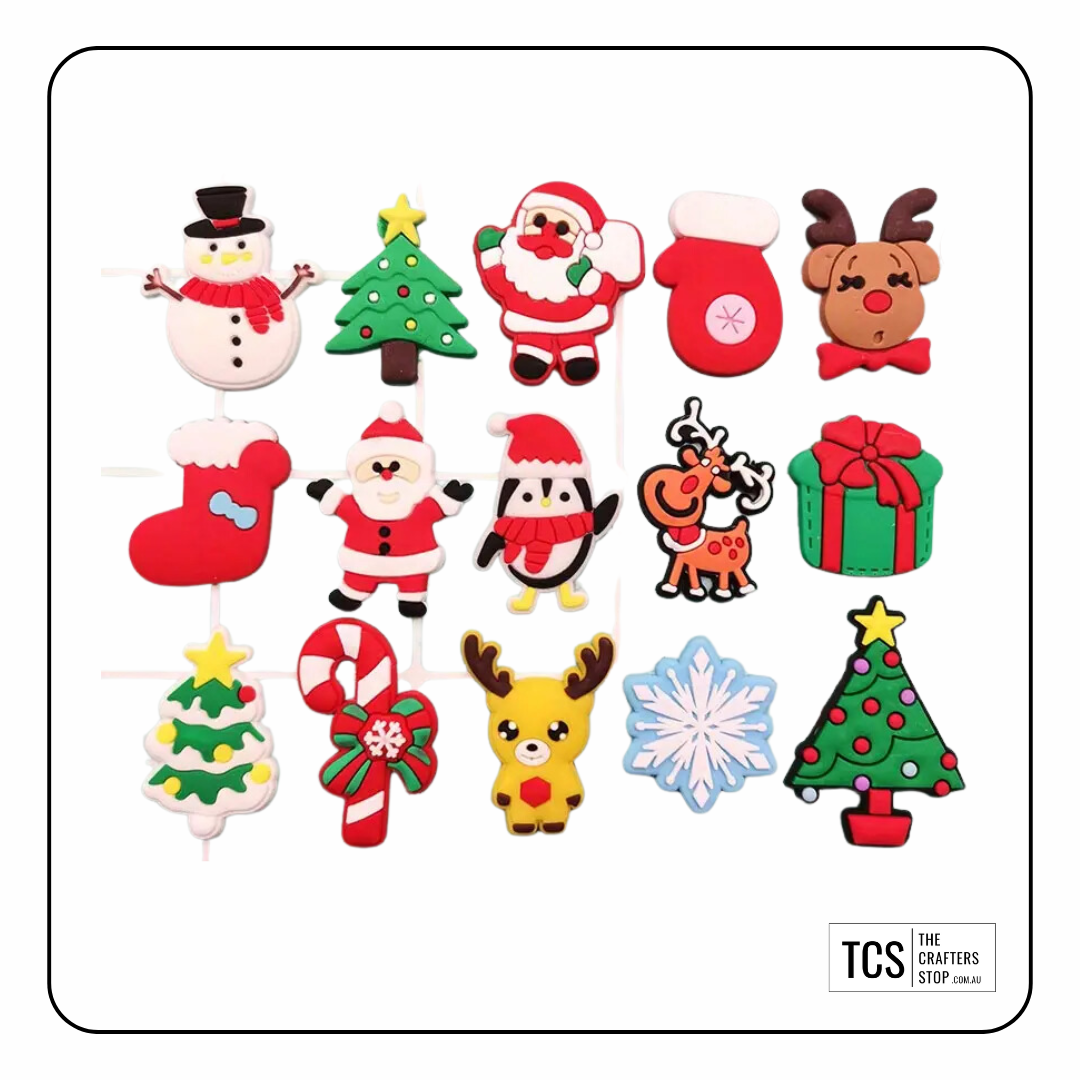 Festive PVC Christmas Embellishments