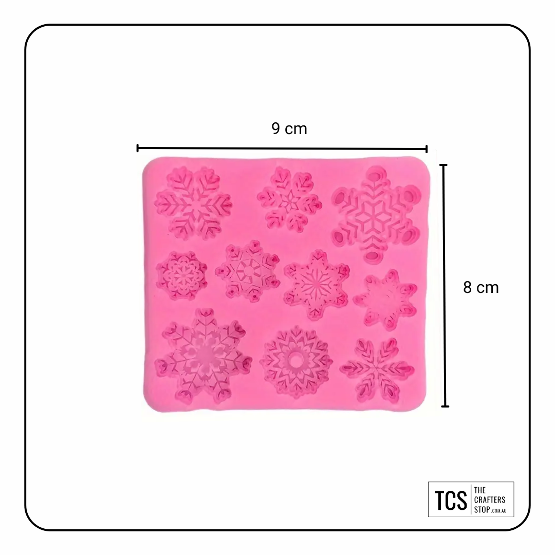 Resin Silicone Christmas Snowflake Mould