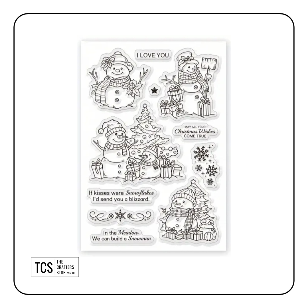 Christmas Snowman Stamp