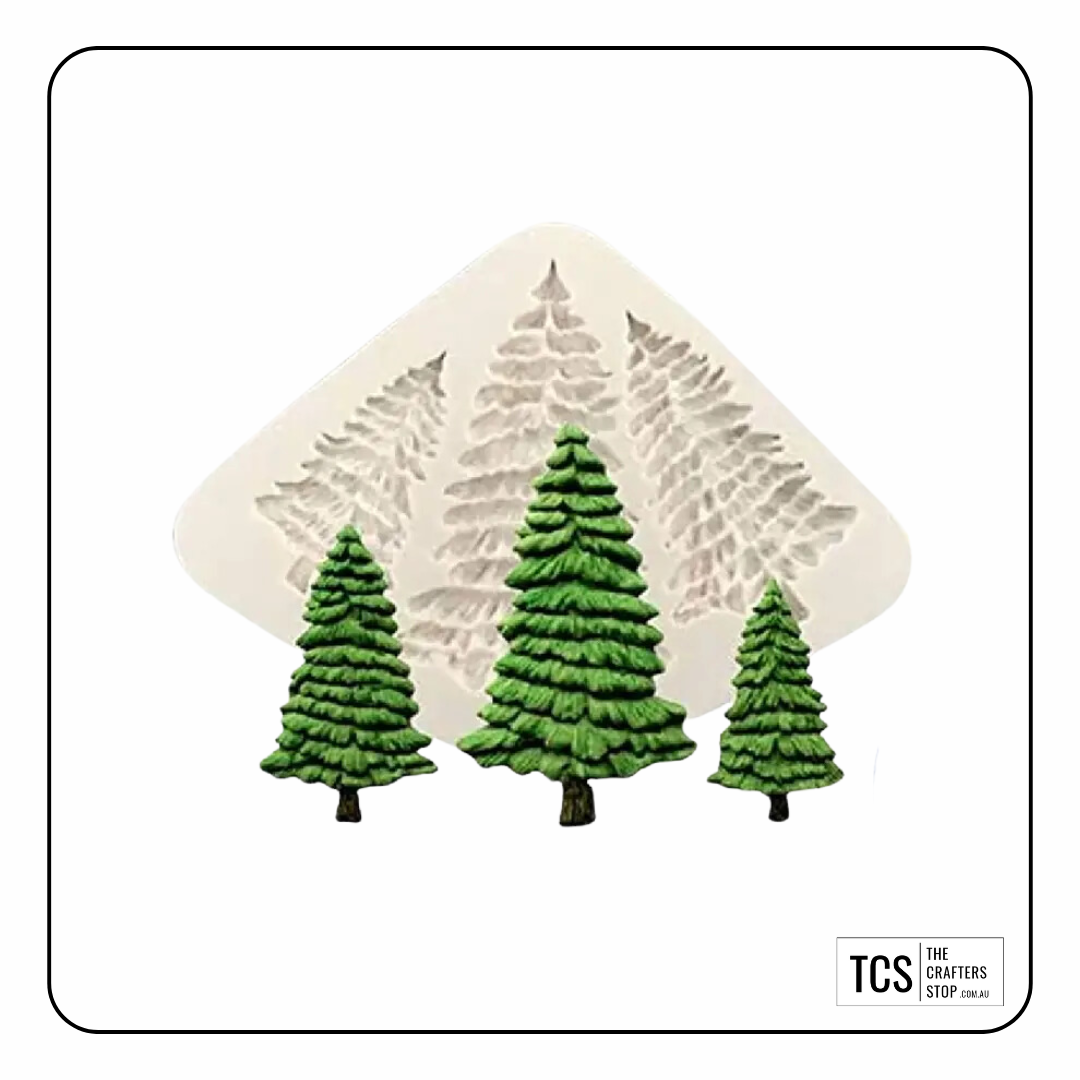 Resin Silicone Christmas Trees Mould