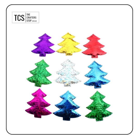 Shiny Fabric Christmas Tree Embellishments