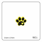 Paw Print Focal Beads
