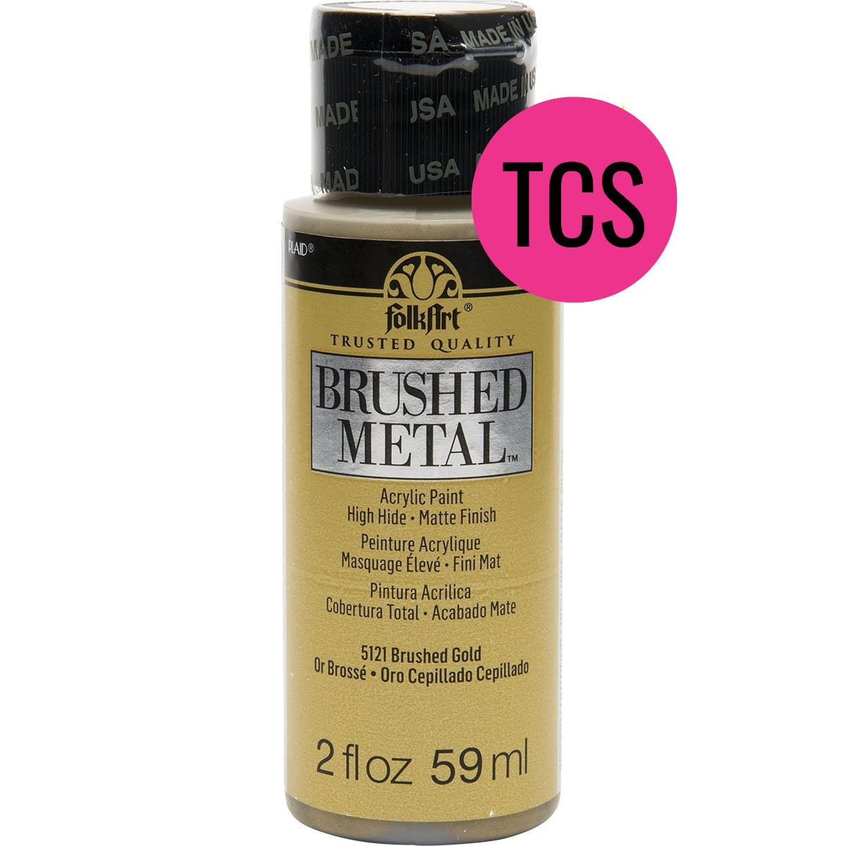 FolkArt Brushed Metal Acrylic Paint 2oz