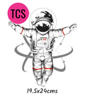 Astronaut Space Iron On Transfers