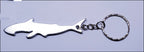 Aluminium Shark Bottle Opener Keyring