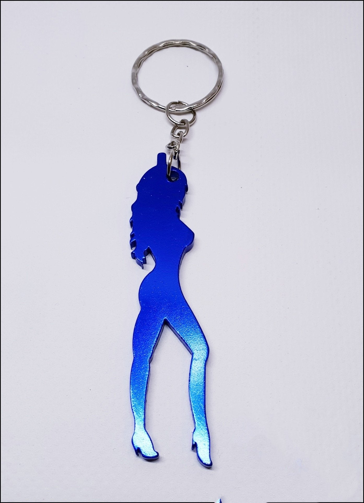 Diva Aluminium Bottle Opener Keyring