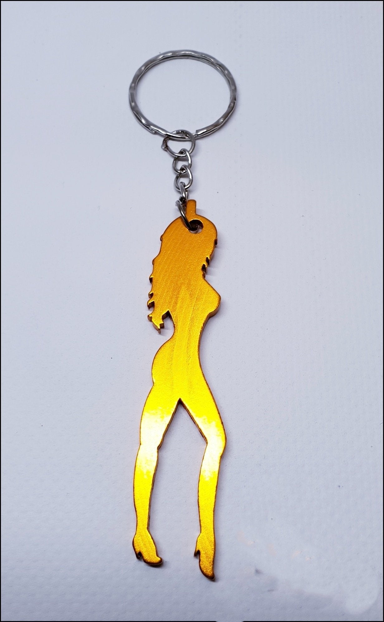 Diva Aluminium Bottle Opener Keyring