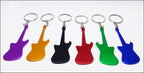 Aluminium Guitar Bottle Opener Keyring