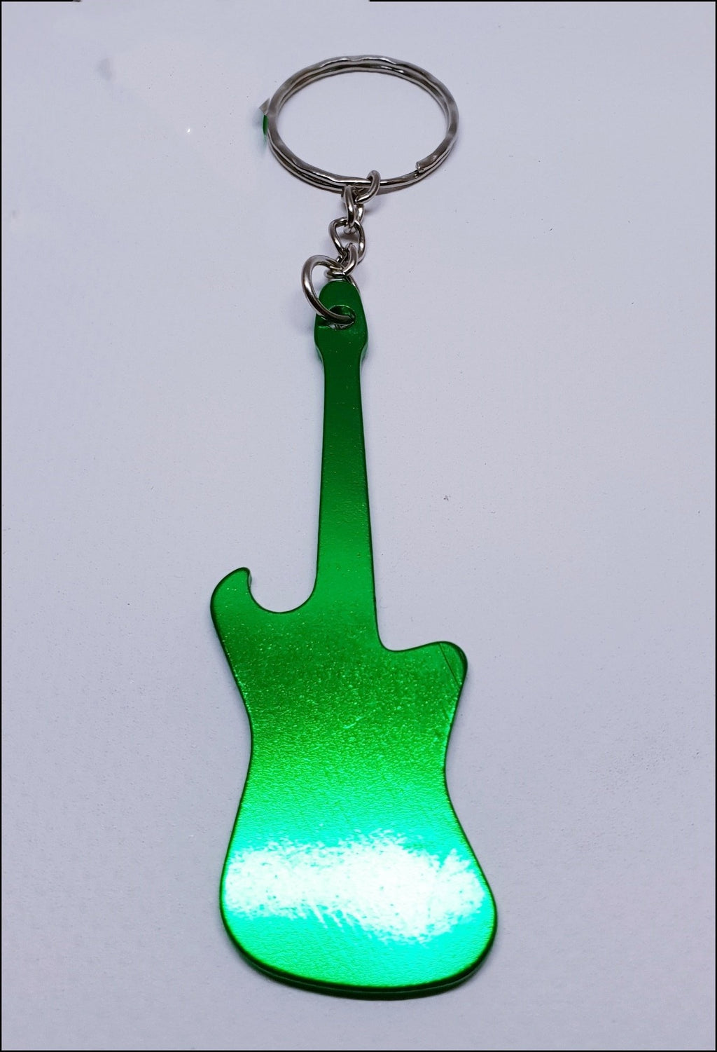 Aluminium Guitar Bottle Opener Keyring