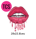 Lip Theme Ready Made Iron On Transfers