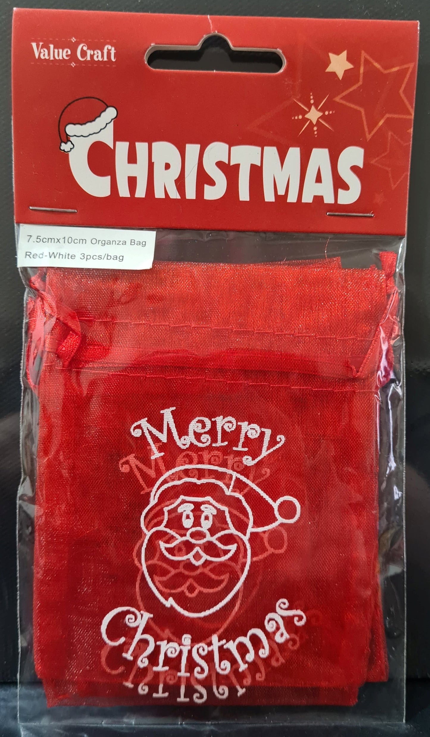 Christmas Organza Bags (3 Pack)