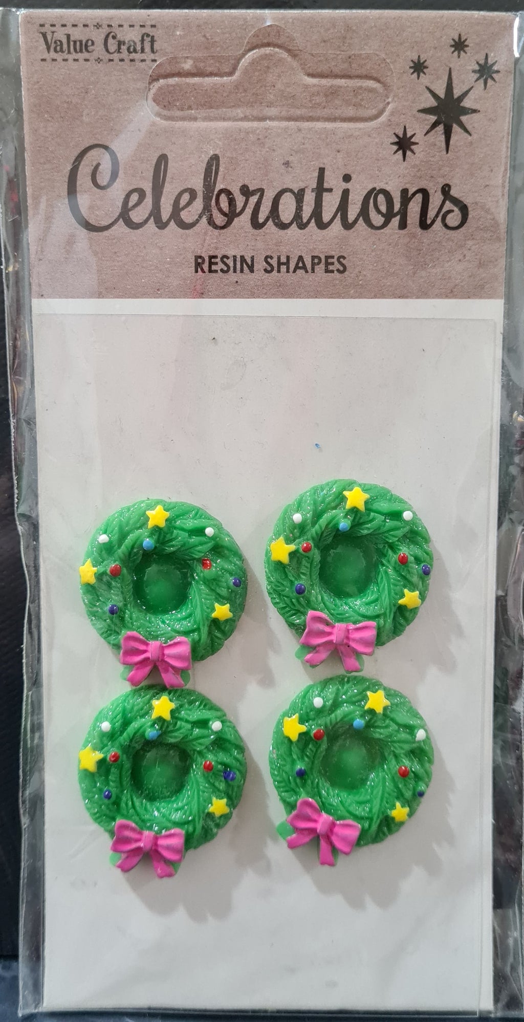 3D Christmas Resin Embellishments