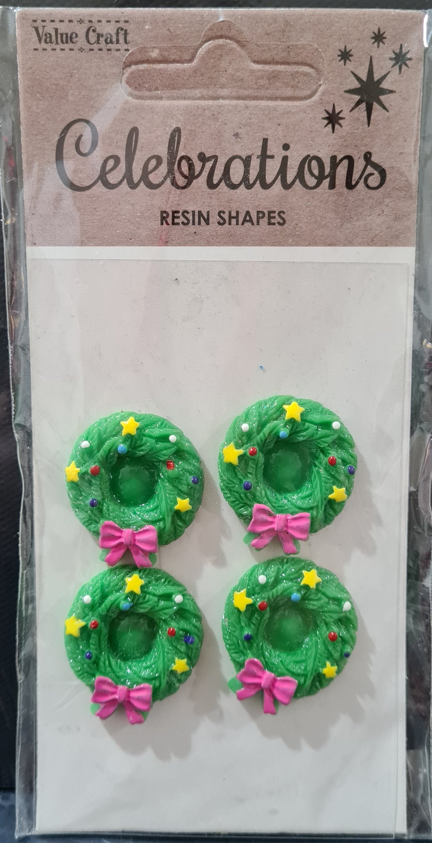 3D Christmas Resin Embellishments