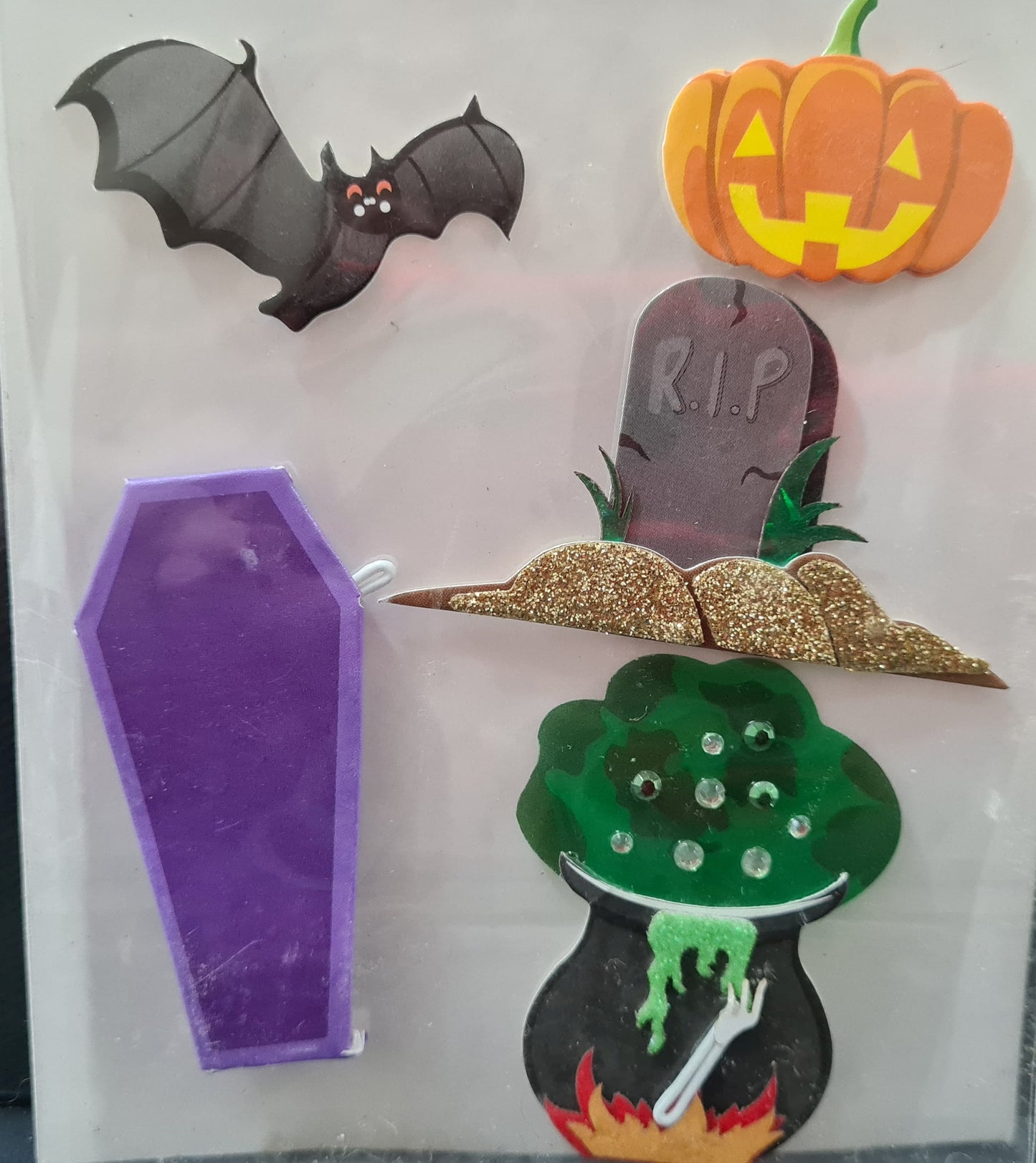 3D Halloween Stickers (Assorted Designs)