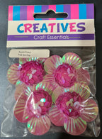 3D Sequin Flowers (4 Pack)