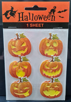 3D Halloween Stickers (Assorted Designs)