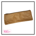 Brown Leatherette Pencil/Makeup Case