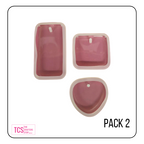 Assorted Silicone Keyring Moulds