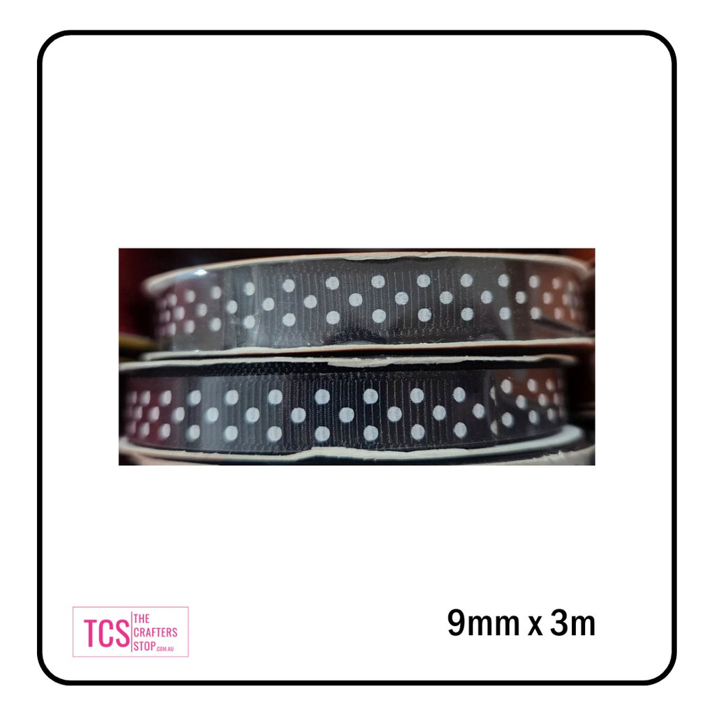 Polk a Dot Craft Ribbon - 3m