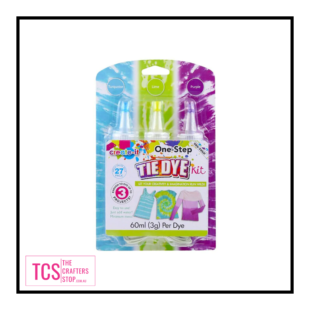 Tie Dye Kit - 3 Colours (Turquoise Pack)