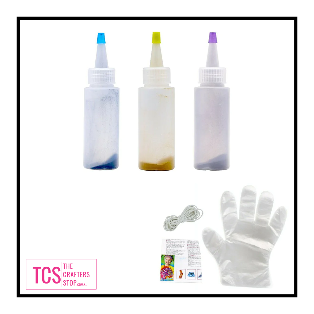 Tie Dye Kit - 3 Colours (Turquoise Pack)