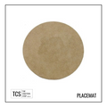 25cm Round Wooden Placemat