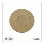 25cm Round Wooden Placemat