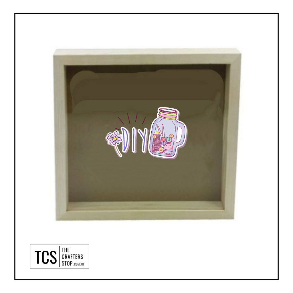 12"X12" DIY Wooden Memory/Shadow Box