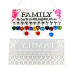 Resin Silicone Hanging Family Birthday Mould