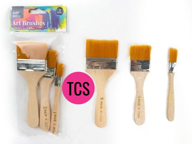 3pk of Adult Art Brushes