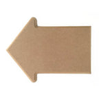 Wooden Decorative Arrow Plaque 17x22cm