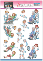 3D Diecut Pushout Embellishments - Multiple Designs