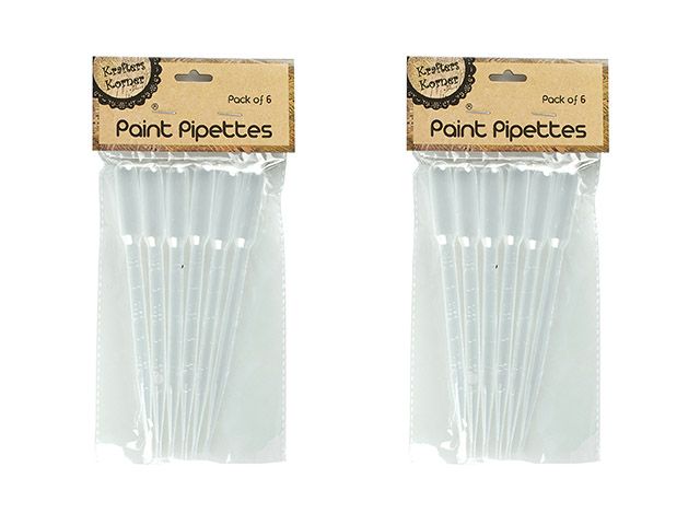 Paint or Resin Pipettes (X6 Pack)